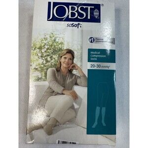 NEW Jobst soSoft compression socks 20-30mmHg Sand Medium Knee high CT